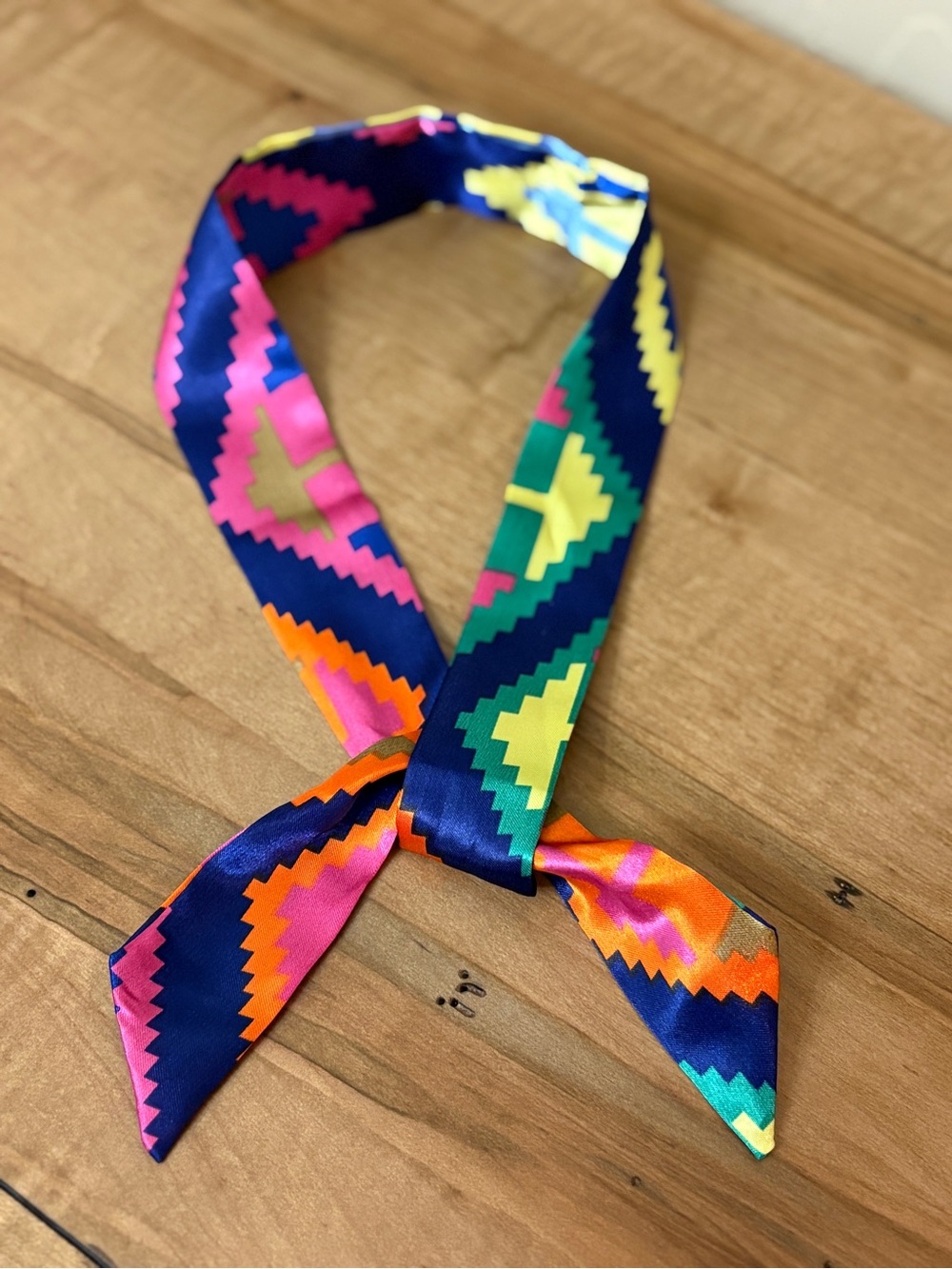 Colorful Geometric Tilly Scarf - Multicolor